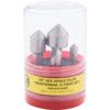 Countersink Set, Countersink, Straight Shank, Set of 5, High Speed Steel, Uncoated thumbnail-1