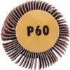 Flap Wheel, 50 x 30mm, P60, Aluminium Oxide, 6mm Shank thumbnail-1