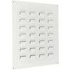 Steel, Louvre Panel Rack, Grey, 457mm x 436mm thumbnail-0