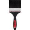 4in., Flat, Synthetic Bristle, Angle Brush, Handle Rubber thumbnail-1