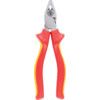 COMBINATION PLIERS CHROMED INSULATED 2-COMPONENT HANDLES 180mm thumbnail-1