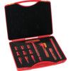 INSULATED VDE REVERSIBLE RATCHET SAFETY TOOL SET 3/8"SQ/DR 14-PCS thumbnail-0