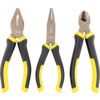 Pliers Set, Smooth/Serrated, Chrome Vanadium Steel, 160mm, Set of 3 thumbnail-0