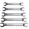 Metric, Flare Nut Spanner Set, 8 - 17mm, Set of 5, Chrome Vanadium Steel thumbnail-0