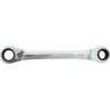 Double End, Ring Spanner, 16 x 17mm/18 x 19mm, Metric thumbnail-0