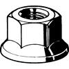 M5 Flanged Hex Nut, Bright Zinc Plated Grade 10 thumbnail-2