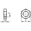 M16 A2 Stainless Steel Hex Half Nut thumbnail-0