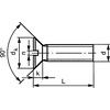 M2x10 SLOTTED CSK SCREW A2 thumbnail-2