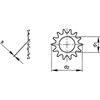 M10 EXTERNAL TOOTH LOCK WASHER -BZP DIN 6797A thumbnail-0
