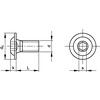 M10 x 25mm Socket Button Head Screwflanged , 10.9 thumbnail-2