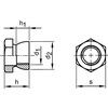 M10-SW17 SECURITY SHEAR NUT A2 thumbnail-0