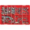 ASSORTED ZINC PLATED MINI CLIPS (NUT & BOLT) 65PC thumbnail-0