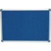 EXECUTIVE FELT NOTICE BOARD 1200x900m BLUE/AL TRIM thumbnail-0