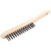 2-ROW WIRE SCRATCH BRUSH - PLAIN BACK thumbnail-0