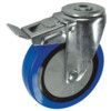 Castor, Medium Duty, Braked, Swivel, 75mm, 100kg Load Capacity thumbnail-0