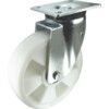 Heavy Duty, Castor, 160mm, Unbraked, Swivel, Top Plate, Nylon, White thumbnail-0