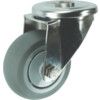 Castor, Medium Duty, Unbraked, Swivel, 125mm, 110kg Load Capacity thumbnail-0