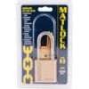 Keyed Padlock, Keyed Different, Brass, Gold, 45mm Width, Weatherproof thumbnail-3