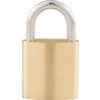 Keyed Padlock, Keyed Different, Brass, Bronze, 25mm Width, Weatherproof thumbnail-1