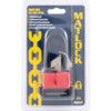 Keyed Padlock, Keyed Different, Steel, Red, 45mm Width, Weatherproof thumbnail-2