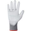 Cut Resistant Gloves, 18 Gauge Cut F, Size 6, Grey, Polyurethane Palm, EN388: 2016 thumbnail-2