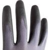 Mechanical Hazard Gloves, Black/Grey, Nylon/Spandex Liner, Polyurethane Coating, EN388: 2016, 4, 1, 2, 1, X, Size 11 thumbnail-3