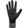 Mechanical Hazard Gloves, Black/Blue/Grey, Nylon Liner, Nitrile Coating, EN388: 2016, 4, 1, 3, 1, X, Size 8 thumbnail-2