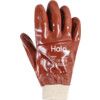 Mechanical Hazard Gloves, Red, Cotton Liner, PVC Coating, EN388: 2003, 4, 1, 1, 1, Size 8 thumbnail-1