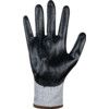 Cut Resistant Gloves, 13 Gauge Cut B, Size 7, Black & Grey, Nitrile Foam Palm, EN388: 2016, Pack of 12 Pairs thumbnail-2