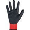 Mechanical Hazard Gloves, Black/Red, Nylon Liner, Nitrile Foam Coating, EN388: 2016, 4, 1, 2, 1, A, Size 6 thumbnail-2