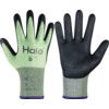 Cut Resistant Gloves, 13 Gauge Cut D, Size 7, Black & Green, Nitrile Foam Palm, EN388: 2016 thumbnail-0