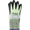 Cut Resistant Gloves, 13 Gauge Cut D, Size 7, Black & Green, Nitrile Foam Palm, EN388: 2016 thumbnail-3