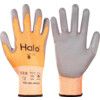 Cut Resistant Gloves, 13 Gauge Cut B, Size 10, Grey & Orange, Nylon-PU Palm, EN388: 2016 thumbnail-0