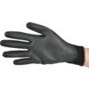 Mechanical Hazard Gloves, Black, Nylon Liner, Polyurethane Coating, EN388: 2003, 4, 1, 3, 1, Size 9 thumbnail-1