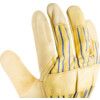 Rigger Gloves, Yellow, Leather Coating, Fleece/Nylon Liner, Size 10 thumbnail-3