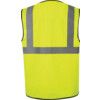 Hi-Vis Vest, Yellow, XL, Hook & Loop Closure, Polyester thumbnail-1