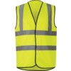 Hi-Vis Vest, Yellow, 2XL, Hook & Loop Closure, Polyester thumbnail-0