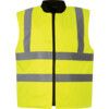 Hi-Vis Reversible Body Warmer, EN20471, Yellow, 2XL thumbnail-0