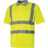 Hi-Vis Polo Shirt, Yellow, Large, Short Sleeve, EN20471 thumbnail-0