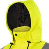 Hi-Vis Bomber Jacket, 2XL, Yellow, Polyester, EN20471 thumbnail-2