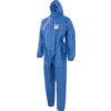 Guard Master, Chemical Protective Coveralls, Disposable, Blue, SMS Nonwoven Fabric, Zipper Closure, Chest 40-42", M thumbnail-0