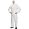 Chemical Protective Coveralls, Disposable, Type 5/6, White, Tyvek® 200, Zipper Closure, 3XL thumbnail-0