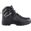 Waterproof Safety Boots, Size, 12, Black, Leather Upper, Steel Toe Cap thumbnail-1