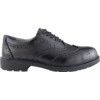 Safety Shoes, Unisex, Black, Leather Upper, Composite Toe Cap, S3, SRC, Size 10 thumbnail-1