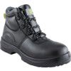 Safety Boots, Size, 3, Black, Leather Upper, Composite Toe Cap thumbnail-0