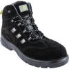 Safety Boots, Size, 6, Black, Leather Upper, Composite Toe Cap thumbnail-0