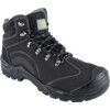 Safety Boots, Size, 8, Black, Leather Upper, Composite Toe Cap thumbnail-0