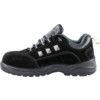 Unisex Safety Trainers, Size 8, Black, Suede Leather Upper, Composite Toe Cap, S1P, EN ISO 20345:2011 thumbnail-2