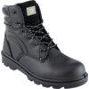 Safety Boots, Size, 6, Black, Leather Upper, Steel Toe Cap thumbnail-0