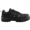 TMF Unisex Safety Trainers, Size 4, Black, Leather Upper, Composite Toe Cap, S3, EN ISO 20345:2011 thumbnail-1